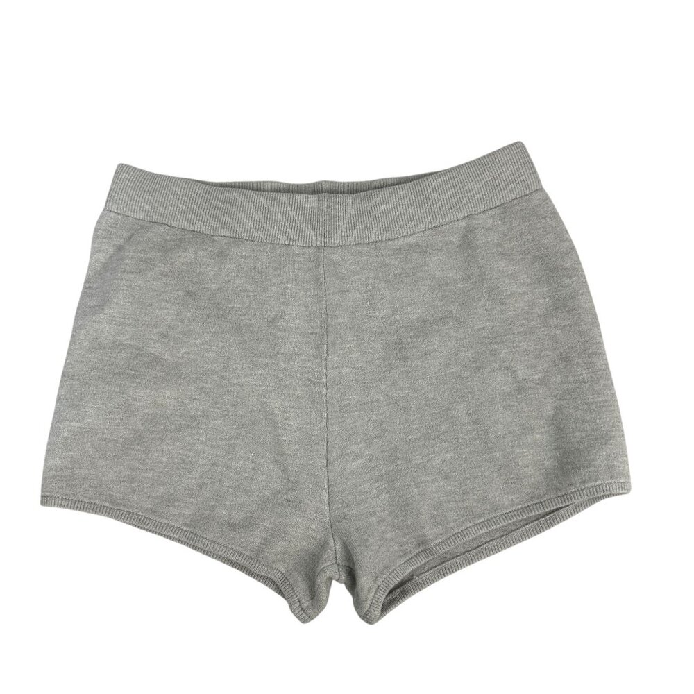 Wild Fable Womens Heather Gray Knit Shorts S Elastic Waist Casual Loungewear